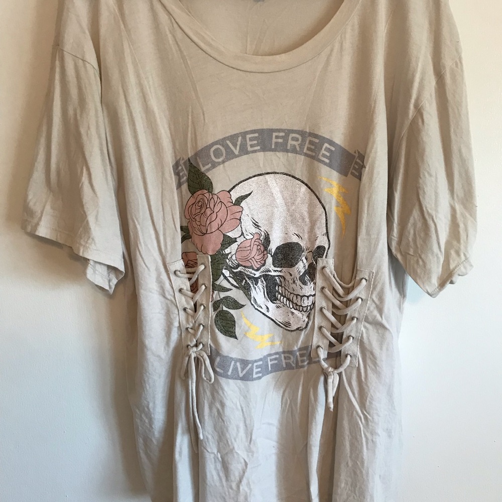 Express corset style t-shirt